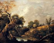 The Harvest Field - 约翰·康斯特布尔